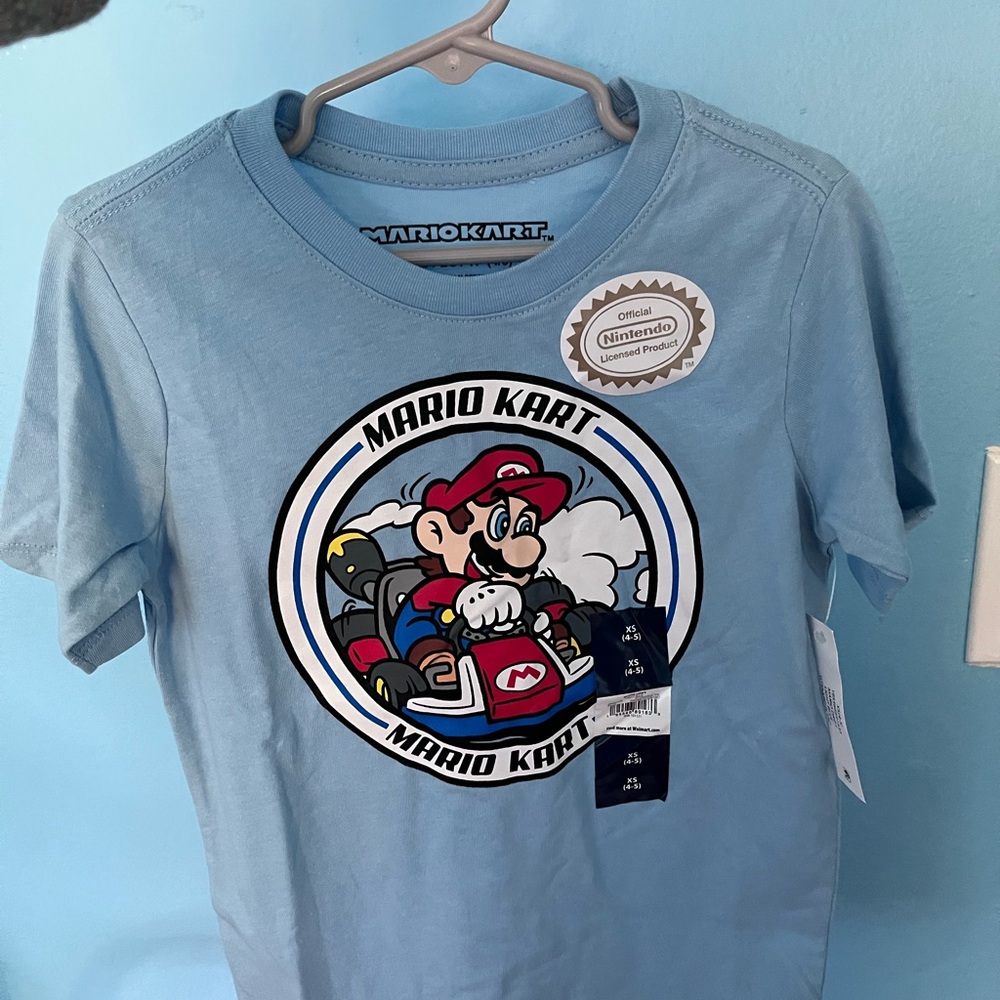 Nintendo Mario Kart Blue Kids T-Shirt
